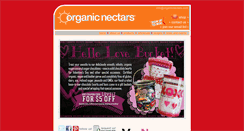 Desktop Screenshot of organicnectars.com